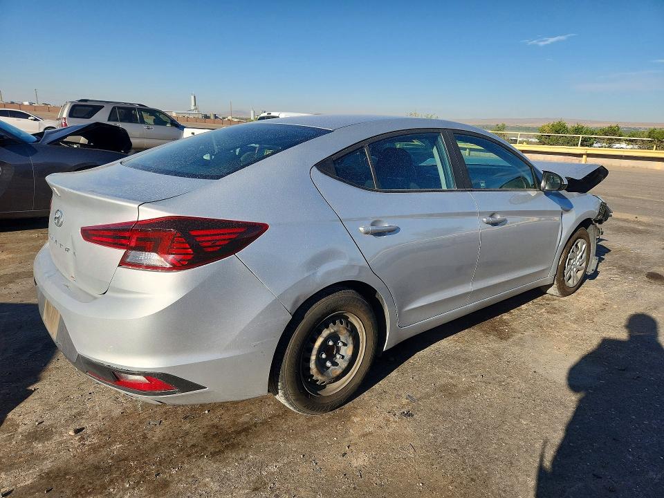 2019 Hyundai Elantra VIN KMHD74LF6KU808199 COPART salvage auction — FRONT END, Nm - Cert Of Title-Salvage, sold $400 on 2026-07-16 (photo 3)