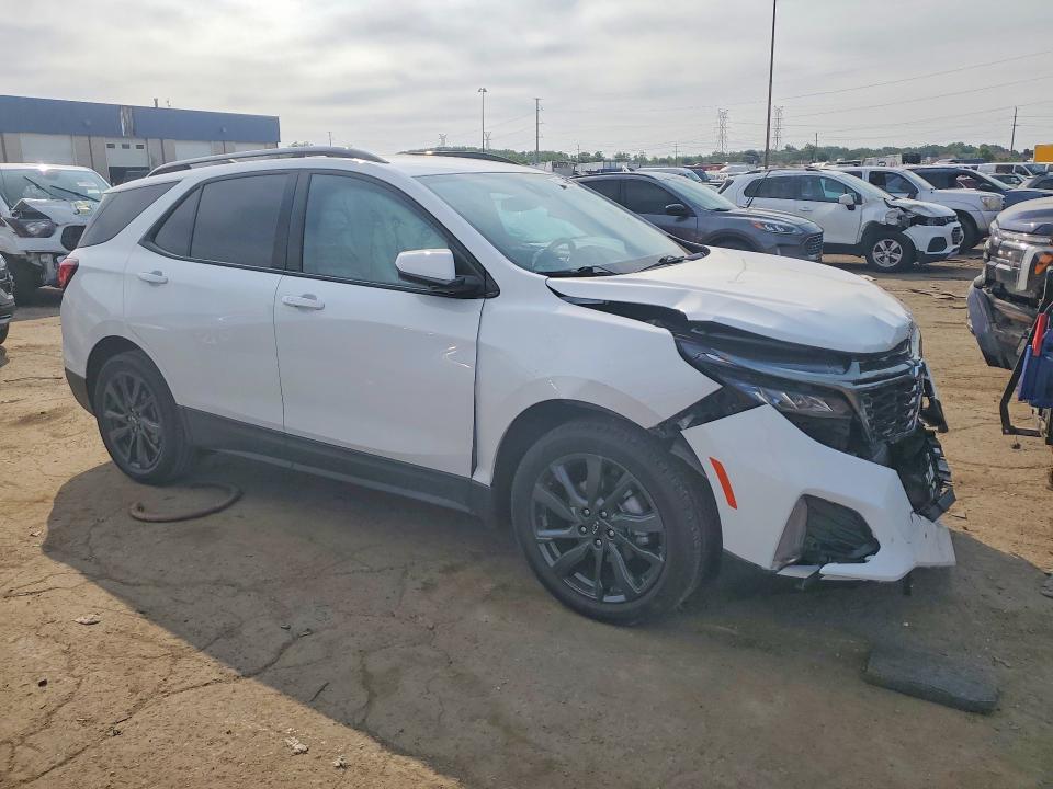 2022 Chevrolet Equinox VIN 3GNAXMEV7NS200358 COPART salvage auction — FRONT END, Mi - Scrap Certificate Of Title, sold $7,200 on 2026-08-21 (photo 4)