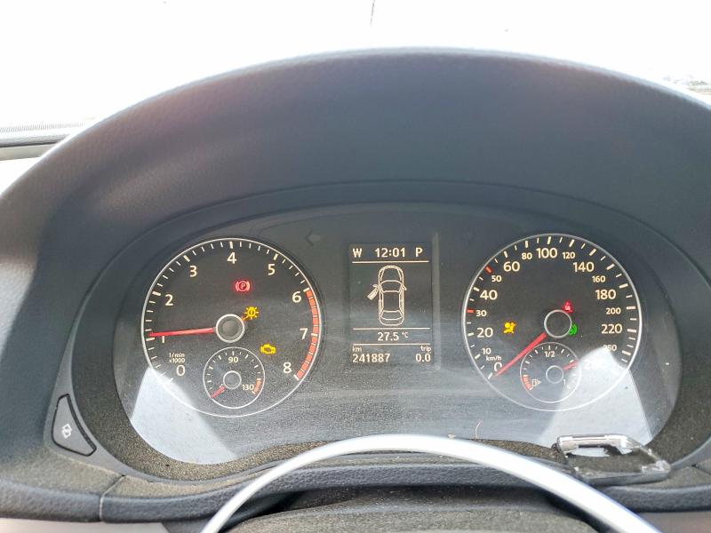 2012 Volkswagen Passat VIN 1VWAH7A32CC009877 COPART salvage auction — FRONT END, On - Permit Salvage, sold $200 on 2026-07-09 (photo 9)