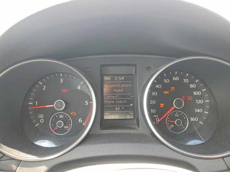 2012 Volkswagen Golf VIN WVWMM7AJ5CW292249 COPART salvage auction — MECHANICAL, Ca - Salvage Certificate, sold $675 on 2026-08-19 (photo 9)