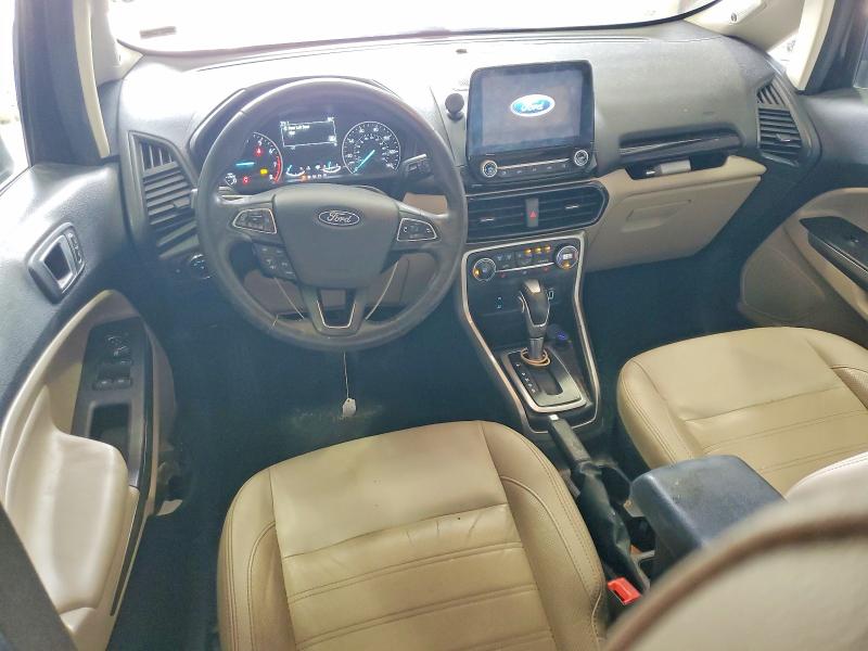 2019 Ford Ecosport VIN MAJ6S3KL9KC279601 COPART salvage auction — FRONT END, Va - Cert Of Title - Salvage, sold $900 on 2026-07-31 (photo 8)