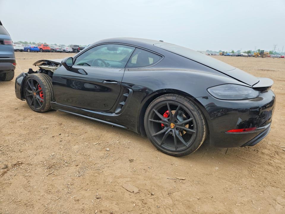 2019 Porsche Cayman VIN WP0AB2A89KS278143 COPART salvage auction — FRONT END, Il - Salvage Certificate, sold $26,250 on 2026-09-10 (photo 2)