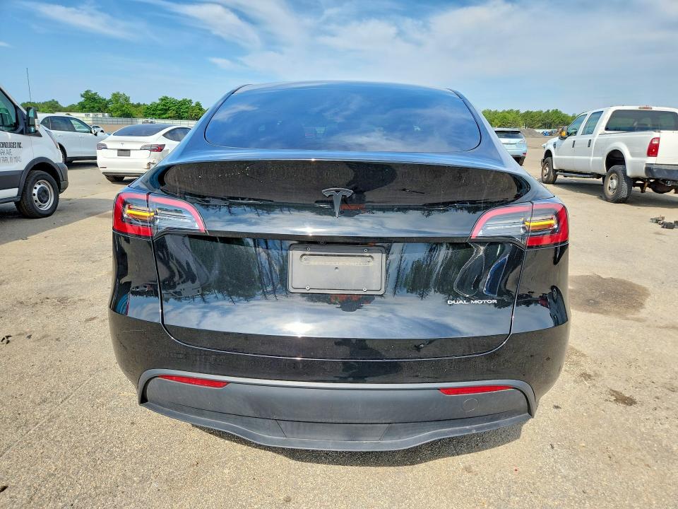2023 Tesla Model y VIN 7SAYGDEE8PA100580 COPART salvage auction — FRONT END, Ny - Mv-907A Salvage Certificate, sold $10,500 on 2026-07-15 (photo 6)