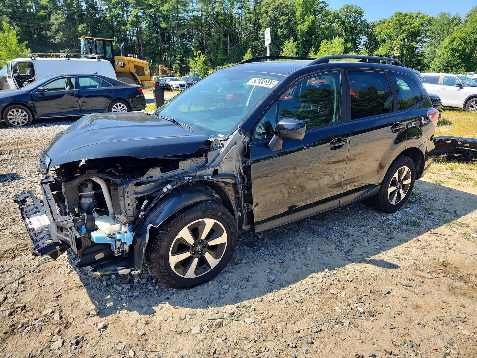2018 Subaru Forester VIN JF2SJAEC2JH496695 COPART salvage auction — FRONT END, Ma - Cert Of Title-Salvage, sold $375 on 2026-09-30 (photo 1)