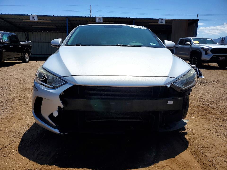 2018 Hyundai Elantra VIN KMHD74LF2JU611626 COPART salvage auction — FRONT END, Co - Dis/Dlr/Exp Only Clean Title, sold $2,300 on 2026-07-27 (photo 5)