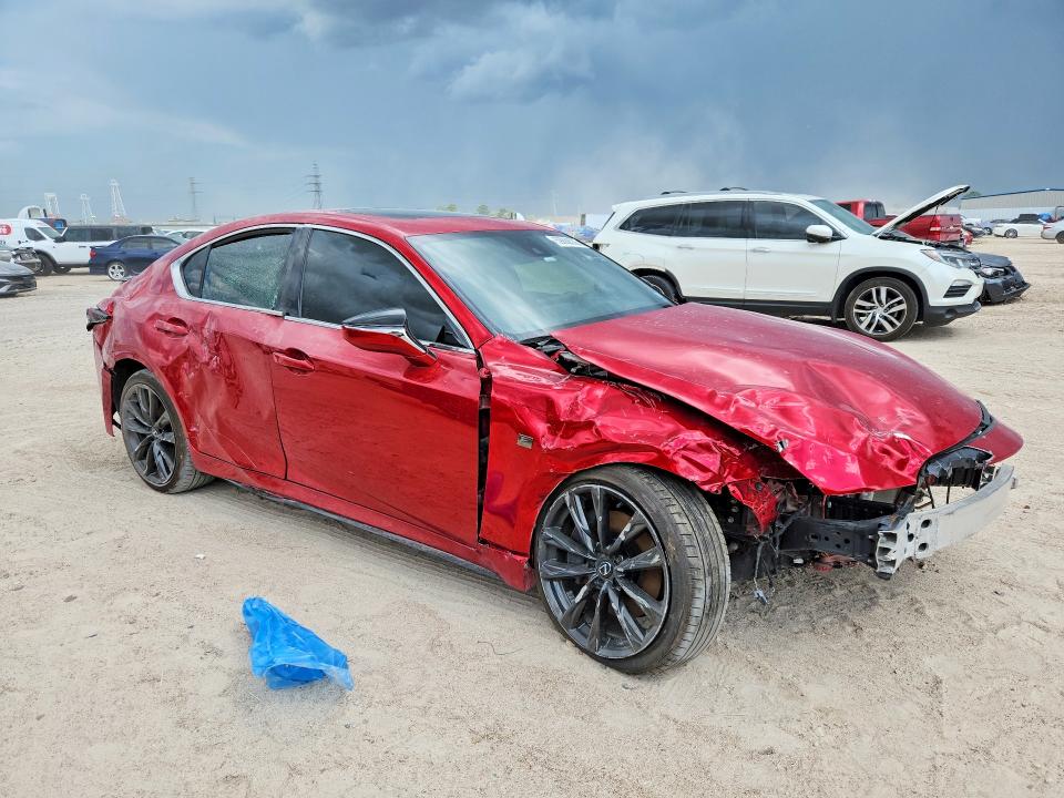 2025 Lexus Is 350 VIN JTHBZ1B28S5084253 COPART salvage auction — FRONT END, TX - SALVAGE VEHICLE TITLE, sold $10,300 on 2026-07-24 (photo 4)