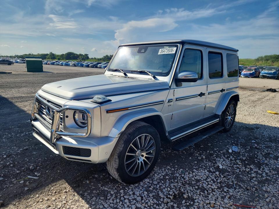 2020 Mercedes-benz G-klasse VIN WDCYC6BJ6LX334574 COPART salvage auction — FRONT END, Fl - Cert Of Title Slvg Rebuildable, sold $55,000 on 2026-07-09 (photo 1)