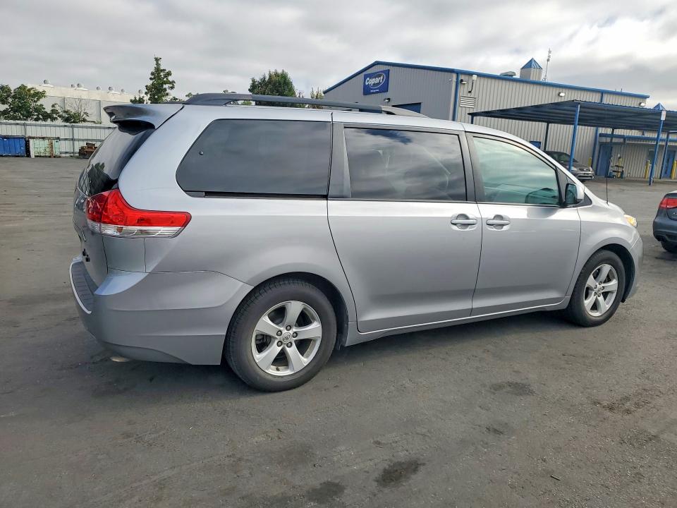 2013 Toyota Sienna VIN 5TDKK3DC2DS284159 COPART salvage auction — REAR END, CA - SALVAGE CERTIFICATE, sold $2,550 on 2026-07-28 (photo 3)