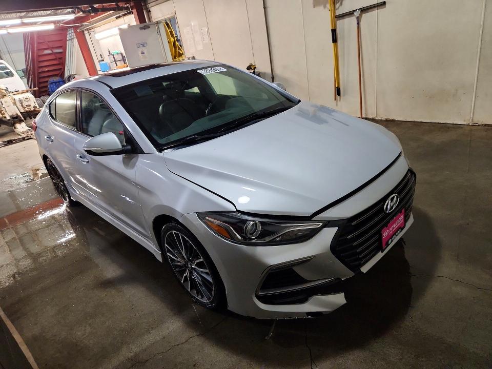 2018 Hyundai Elantra VIN KMHD04LB9JU522251 COPART salvage auction — FRONT END, AK - CERTIFICATE OF VEHICLE TITLE, sold $25 on 2026-07-28 (photo 4)