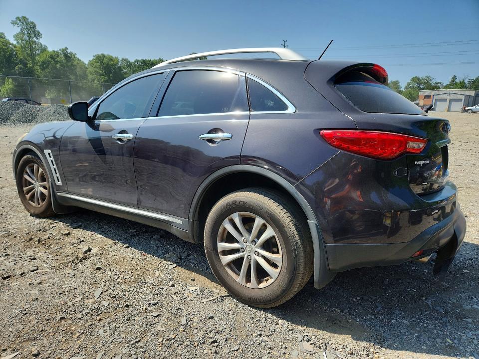 2010 Infiniti Fx VIN JN8AS1MW7AM856364 COPART salvage auction — FRONT END, Md - Cert Of Salvage > 75% Damage, sold $400 on 2026-07-17 (photo 2)