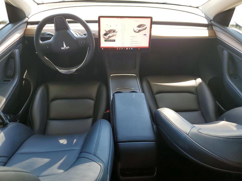 2023 Tesla Model y VIN 7SAYGDEE3PF742918 COPART salvage auction — FRONT END, Ca - Salvage Certificate, sold $15,100 on 2026-07-14 (photo 8)