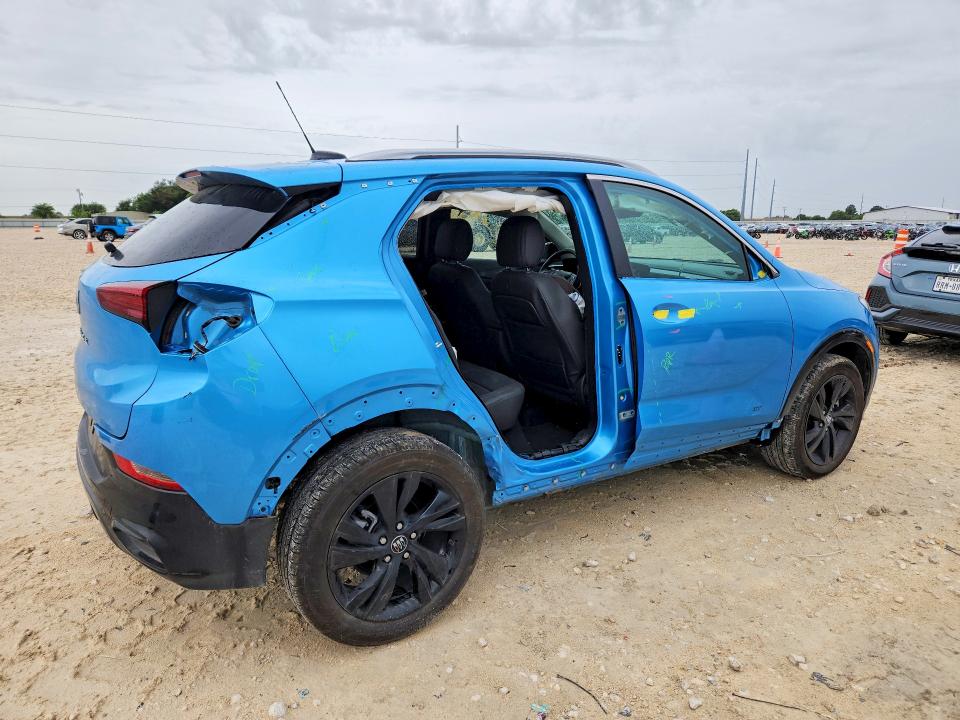 2026 Buick Encore VIN KL4AMDSL7TB056284 COPART salvage auction — SIDE, TX - SALVAGE VEHICLE TITLE (P), sold $7,100 on 2026-08-20 (photo 3)