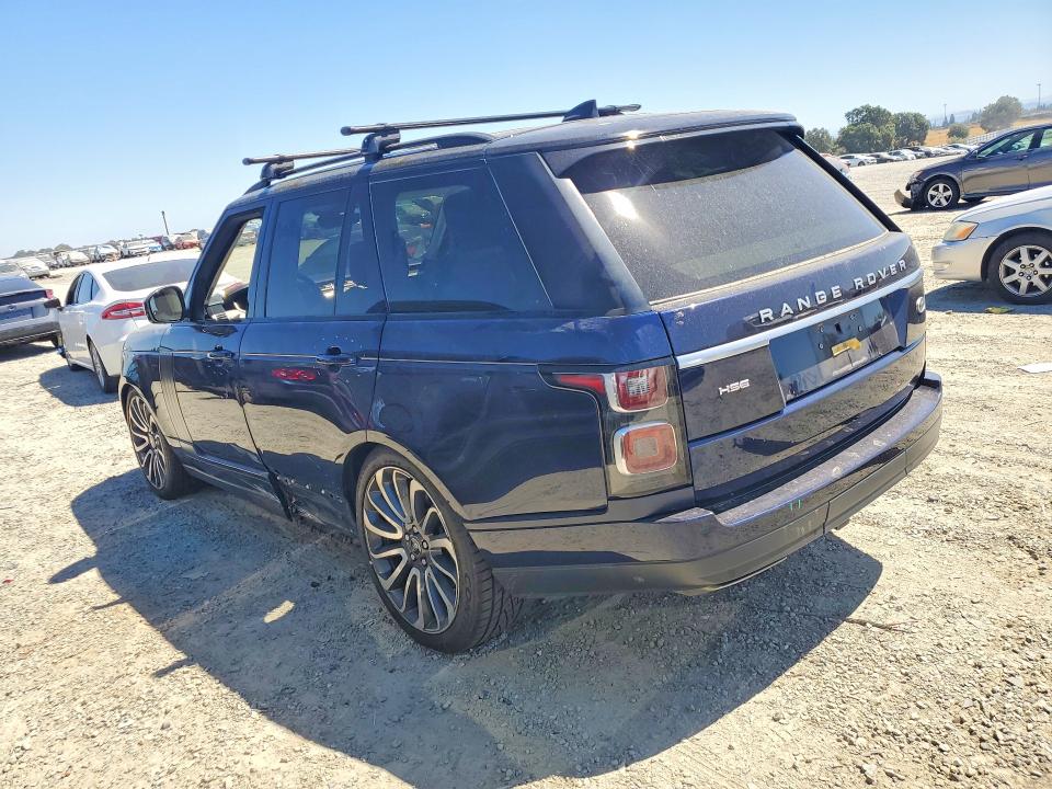2018 Land rover RANGE ROVER VIN SALGS2SV7JA388412 COPART salvage auction — MINOR DENT/SCRATCHES, Ca - Salvage Certificate, sold $10,700 on 2026-07-28 (photo 2)
