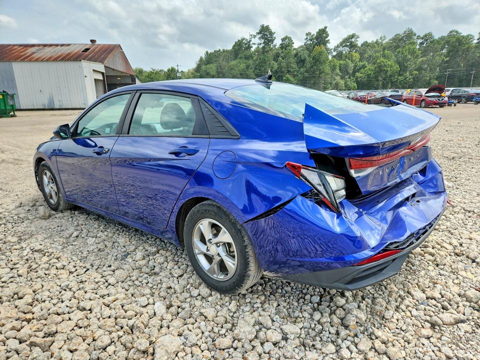 2021 Hyundai Elantra VIN 5NPLL4AGXMH027321 COPART salvage auction — REAR END, La - Cert Of Title-Salvage, sold $100 on 2026-07-28 (photo 2)