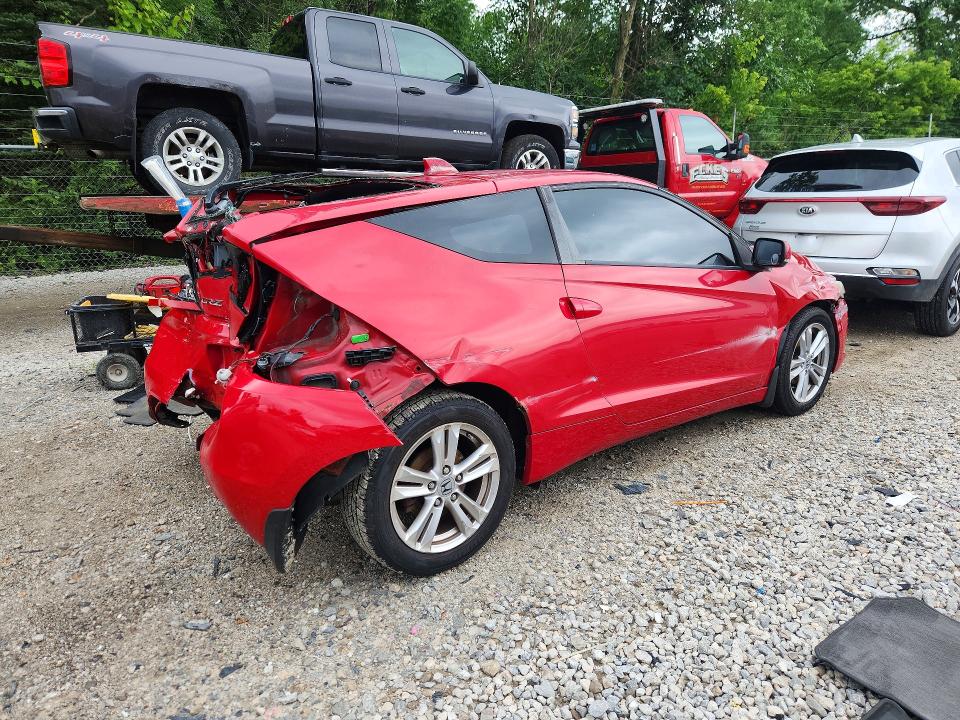 2011 Honda Cr-z VIN JHMZF1D6XBS007604 COPART salvage auction — REAR END, OH - CERT OF TITLE-SALVAGE, sold $90 on 2026-07-22 (photo 3)