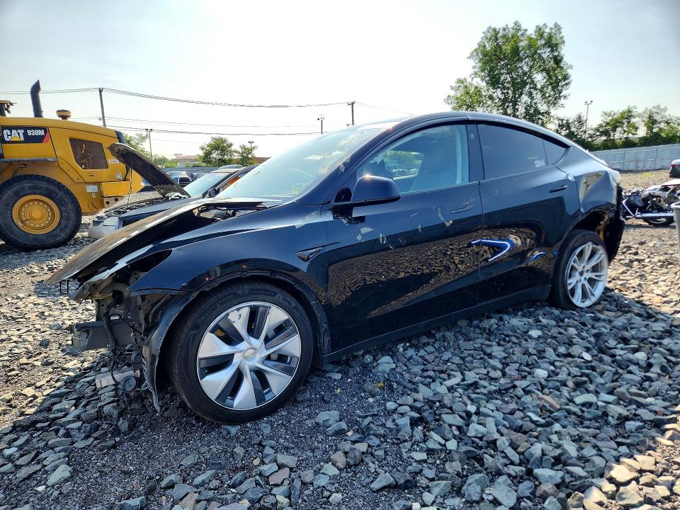 2023 Tesla Model y VIN 7SAYGDEE8PA174422 COPART salvage auction — FRONT END, Ny - Certificate Of Title, sold $1,150 on 2026-07-21 (photo 1)