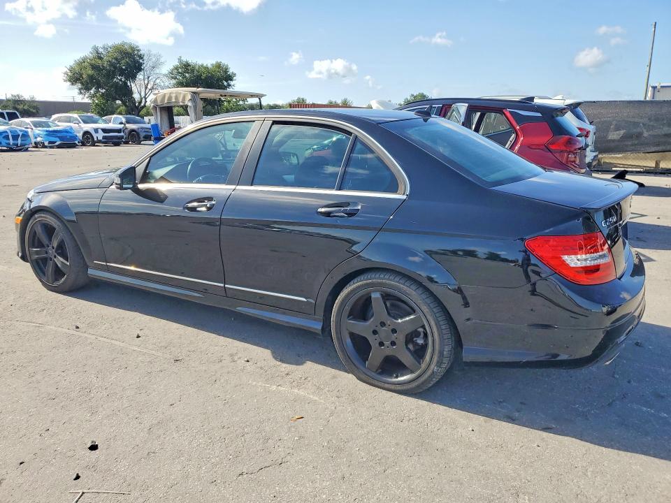 2013 Mercedes-benz C class VIN WDDGF4HB5DA797538 COPART salvage auction — WATER/FLOOD, Fl - Certificate Of Title, sold $375 on 2026-07-31 (photo 2)