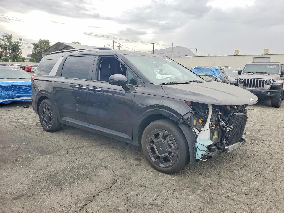 2025 Kia Carnival VIN KNDNC5KA9S6038438 COPART salvage auction — FRONT END, Salvage Title, sold $14,300 on 2026-07-23 (photo 4)