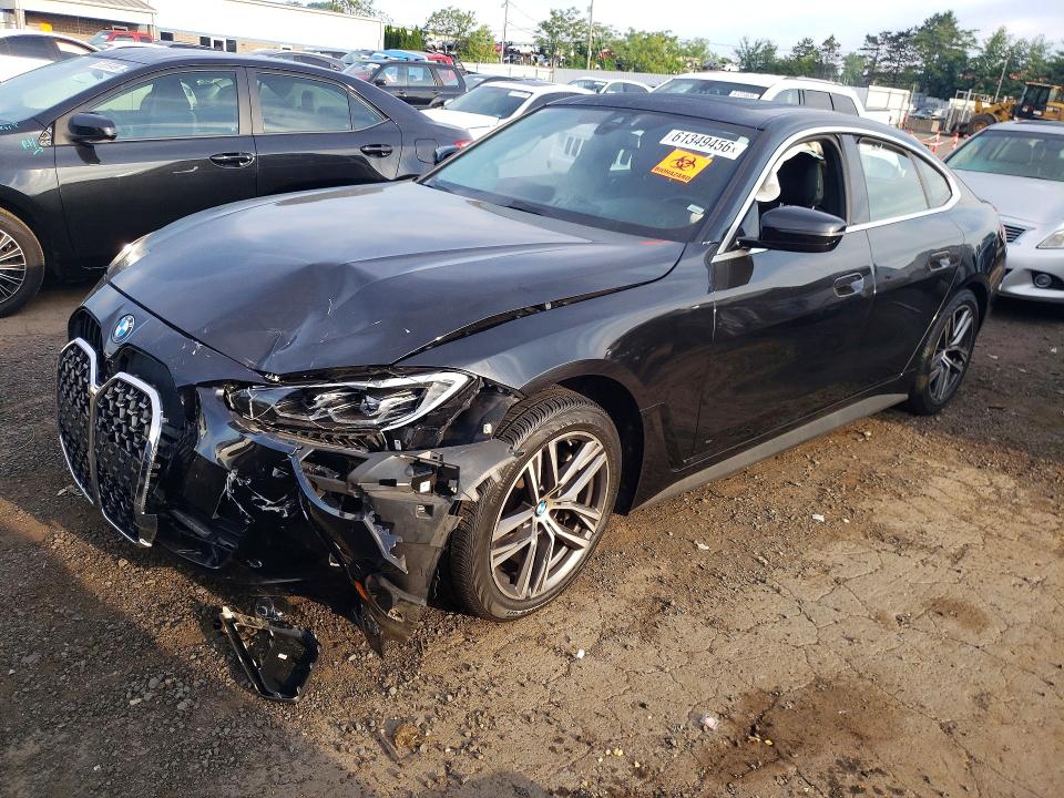 2022 BMW 4er VIN WBA63AV00NFM71714 — COPART salvage auction photo