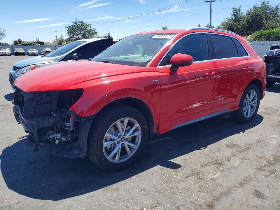 2024 Audi Q3 VIN WA1DECF39R1057823 — COPART salvage auction photo