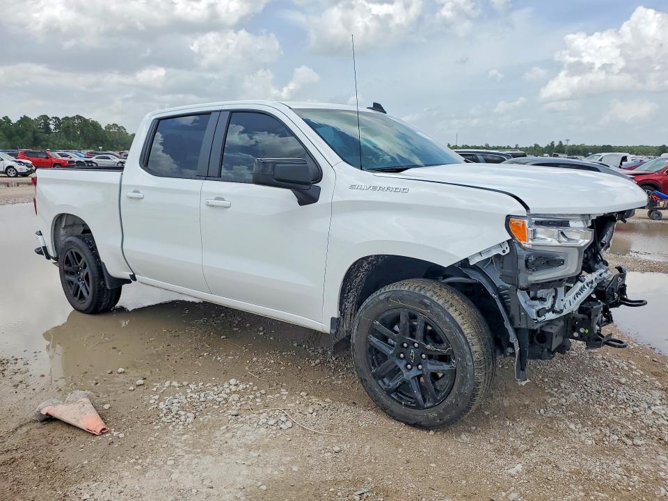 2026 Chevrolet Silverado 1500 VIN 1GCPAWEK0TZ168567 COPART salvage auction — FRONT END, TX - SALVAGE VEHICLE TITLE, sold $13,700 on 2026-07-28 (photo 4)
