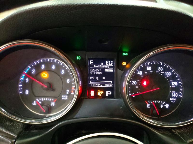 2013 Jeep Grand cherokee VIN 1C4RJFAG5DC633343 COPART salvage auction — FRONT END, RI - CERTIFICATE OF TITLE (P), sold $3,050 on 2026-07-22 (photo 9)