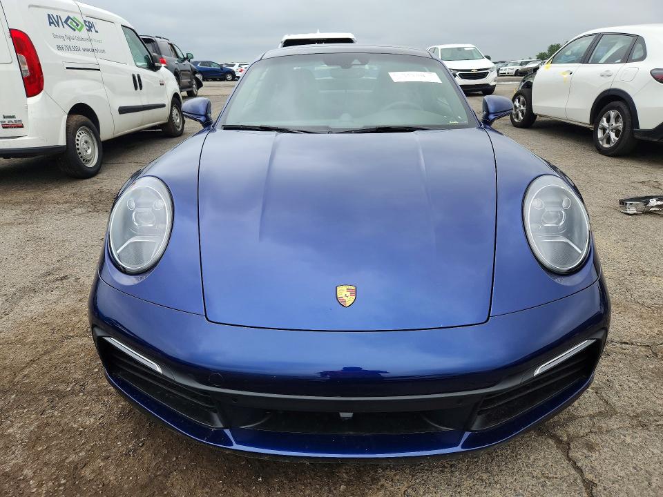 2024 Porsche 911 VIN WP0AA2A92RS208974 COPART salvage auction — REAR END, Pa - Certificate Of Salvage, sold $60,500 on 2026-08-04 (photo 5)