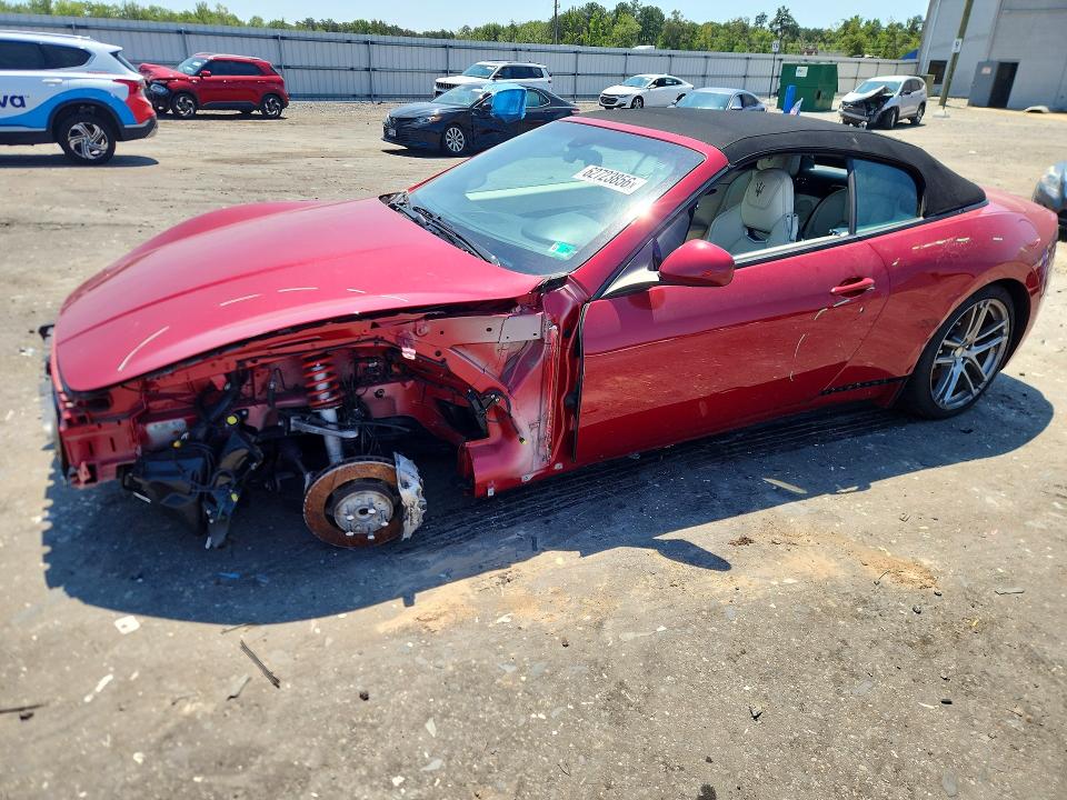 2017 Maserati Granturismo VIN ZAM45VMA2H0186215 COPART salvage auction — FRONT END, Va - Cert Of Title - Salvage, sold $16,500 on 2026-08-19 (photo 1)