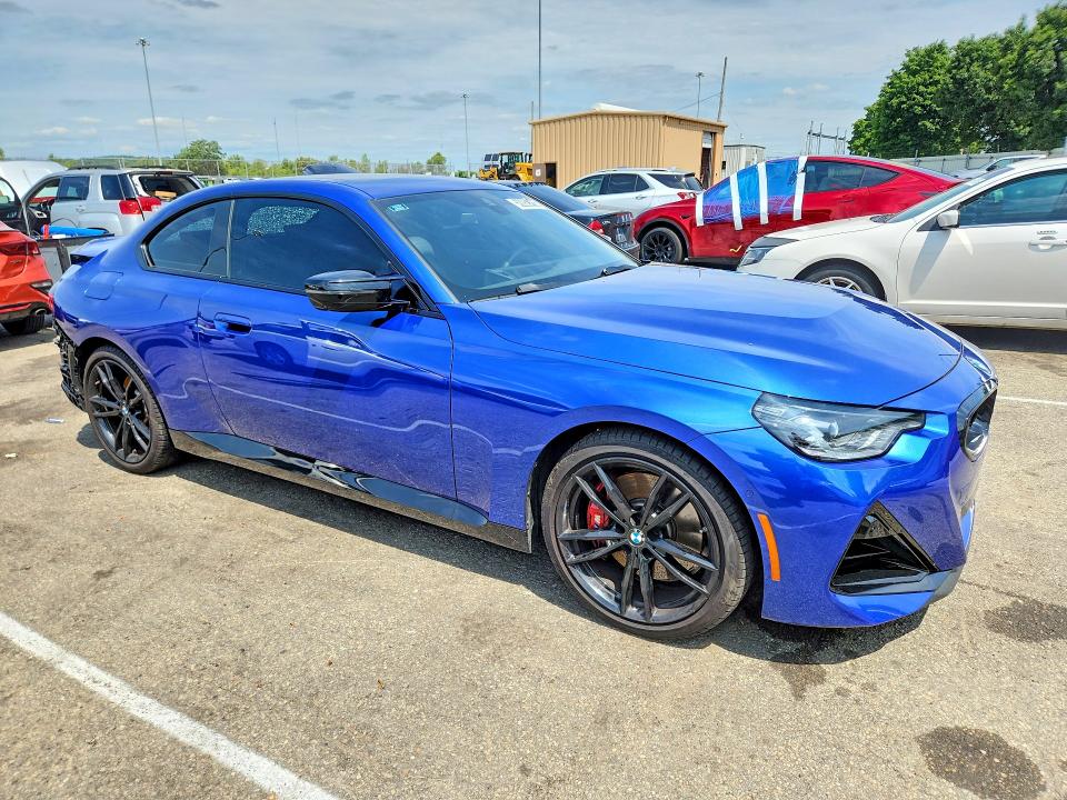 2024 BMW M2 VIN 3MW53CM09R8E76630 COPART salvage auction — REAR END, OH - CERT OF TITLE-SALVAGE, sold $23,100 on 2026-07-31 (photo 4)