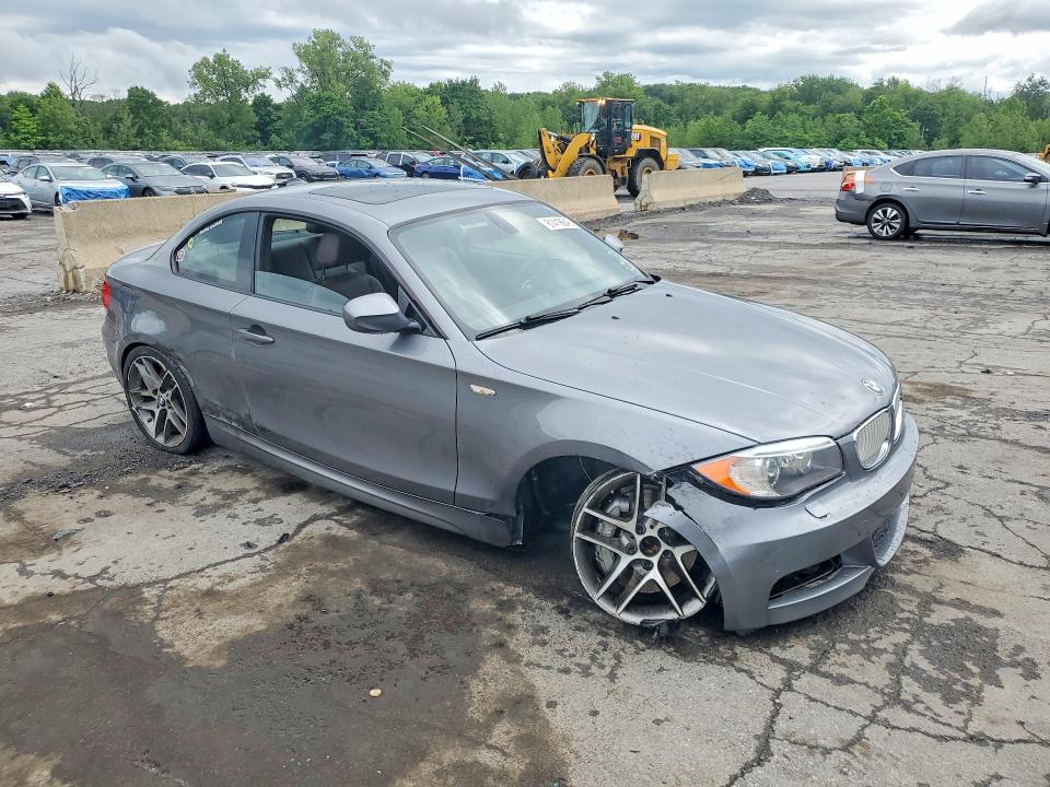 2013 BMW 1er VIN WBAUC9C59DVY60165 COPART salvage auction — FRONT END, Ny - Mv-907A Salvage Certificate, sold $1,600 on 2026-07-28 (photo 4)