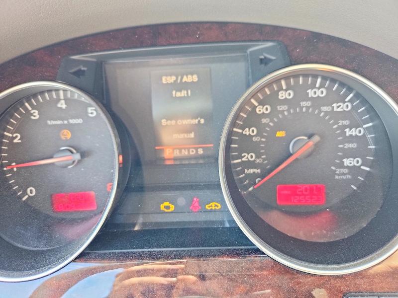 2005 Audi A8 VIN WAULL44E05N013372 COPART salvage auction — SIDE, AL - CERT OF TITLE-SALVAGE TITLE, sold $325 on 2026-07-28 (photo 9)