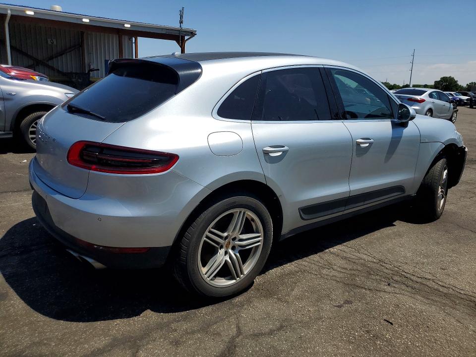 2015 Porsche Macan VIN WP1AB2A51FLB73357 COPART salvage auction — FRONT END, Co - Public - Salvage Title, sold $4,600 on 2026-09-01 (photo 3)