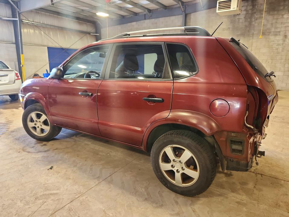 2005 Hyundai Tucson VIN KM8JM12B85U084688 COPART salvage auction — REAR END, PA - CERTIFICATE OF SALVAGE, sold $475 on 2026-07-27 (photo 2)