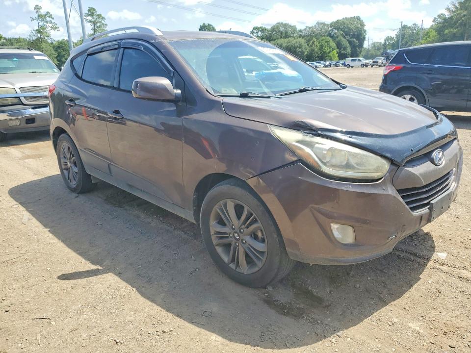 2015 Hyundai Tucson VIN KM8JU3AGXFU015012 COPART salvage auction — SIDE, LA - CERTIFICATE OF TITLE, sold $1,000 on 2026-07-31 (photo 4)