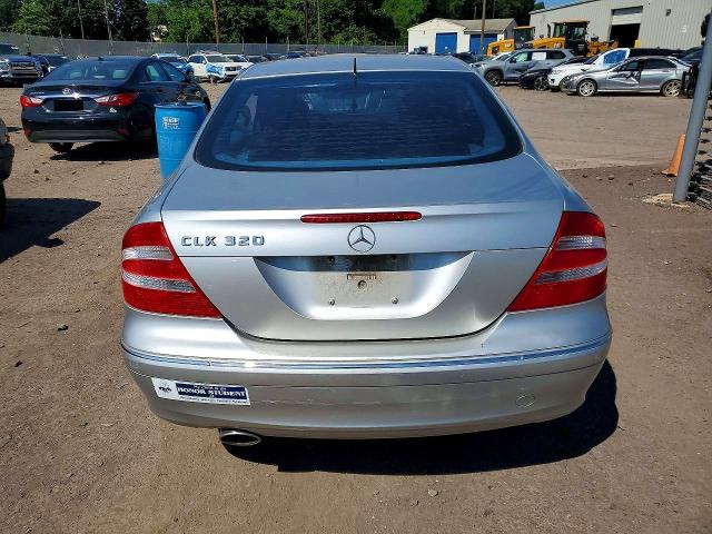 2004 Mercedes-benz Clk-klasse VIN WDBTJ65J24F083768 COPART salvage auction — FRONT END, Pa - Certificate Of Salvage, sold $450 on 2026-08-17 (photo 6)