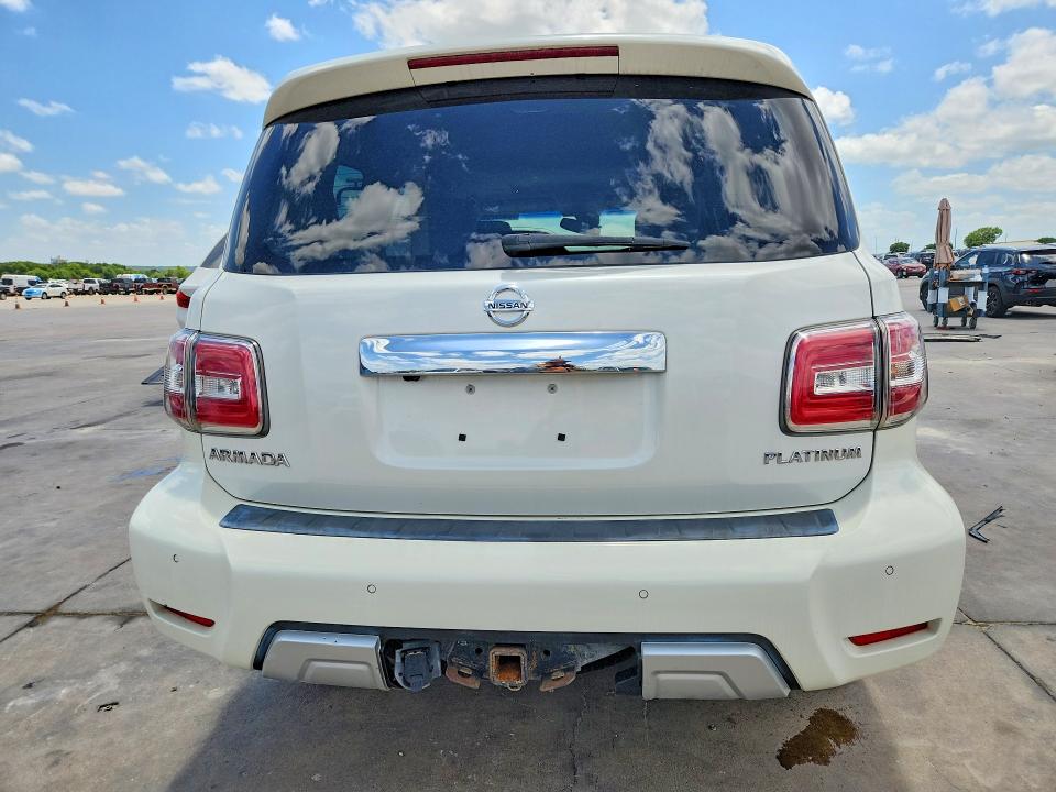 2017 Nissan Armada VIN JN8AY2NF6H9300322 COPART salvage auction — NORMAL WEAR, Ok - Certificate Of Title (P), sold $4,050 on 2026-07-20 (photo 6)