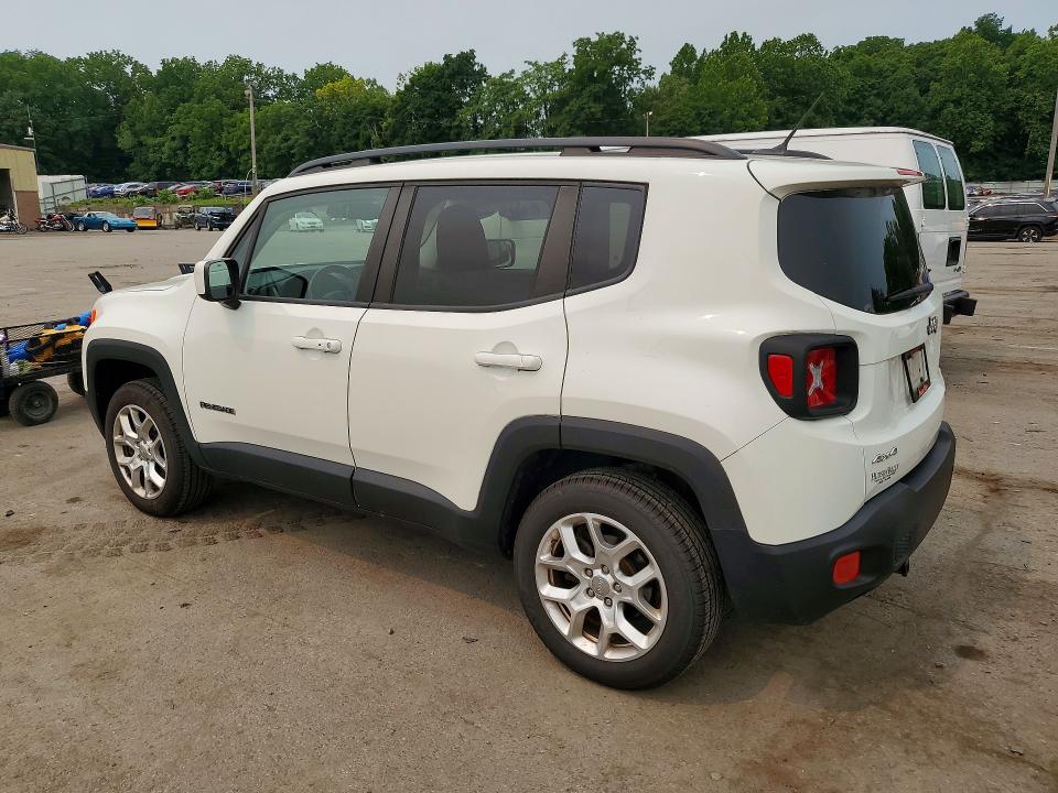 2017 Jeep Renegade VIN ZACCJBBB9HPG34384 COPART salvage auction — FRONT END, Ny - Mv-907A Salvage Certificate, sold $2,550 on 2026-07-21 (photo 2)