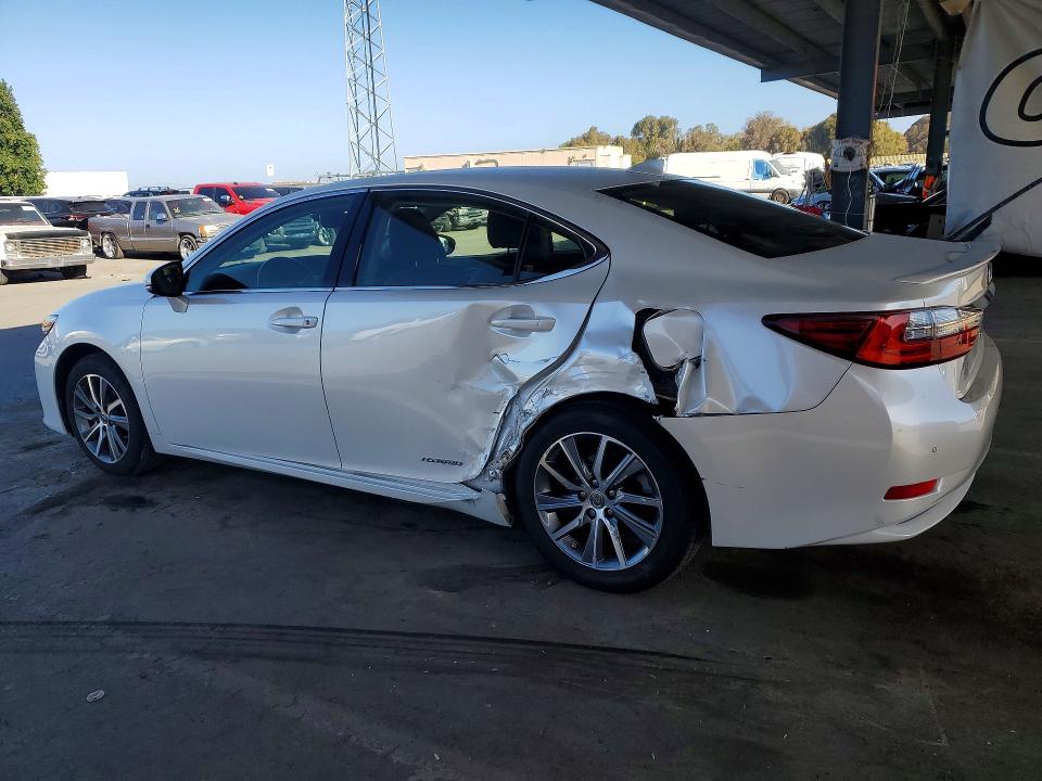 2018 Lexus Es 300h VIN JTHBW1GG0J2174574 COPART salvage auction — REAR END, Ca - Salvage Certificate, sold $2,600 on 2026-07-28 (photo 2)