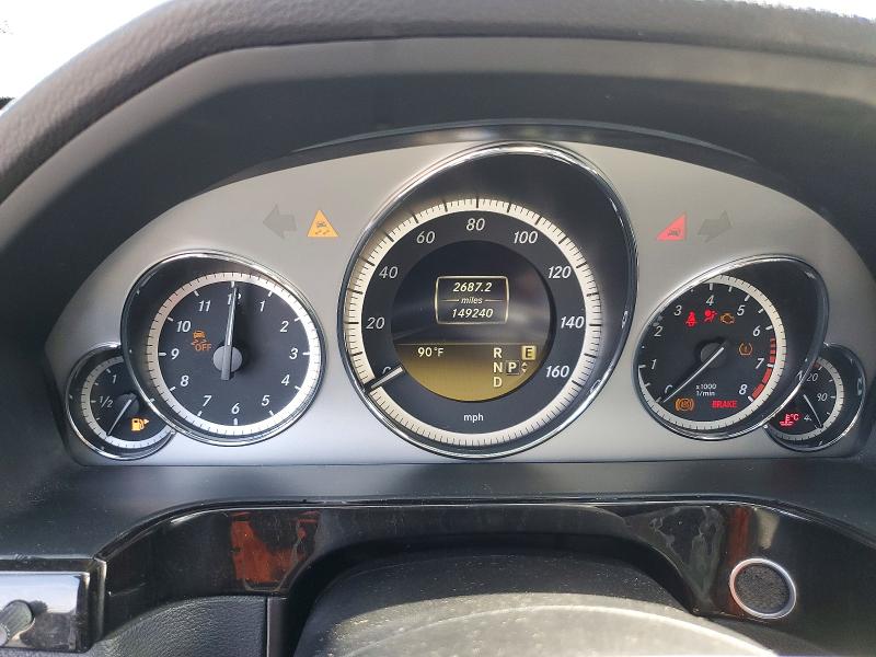 2012 Mercedes-benz E-klasse VIN WDDHF5KB9CA631881 COPART salvage auction — MINOR DENT/SCRATCHES, Fl - Certificate Of Title, sold $1,350 on 2026-08-07 (photo 9)