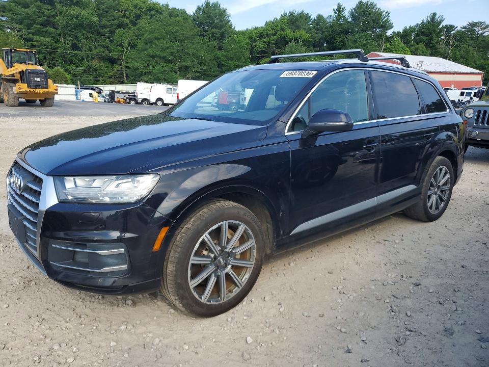 2018 Audi Q7 VIN WA1LAAF7XJD000449 COPART salvage auction — MINOR DENT/SCRATCHES, Ri - Certificate Of Title, sold $4,550 on 2026-07-30 (photo 1)
