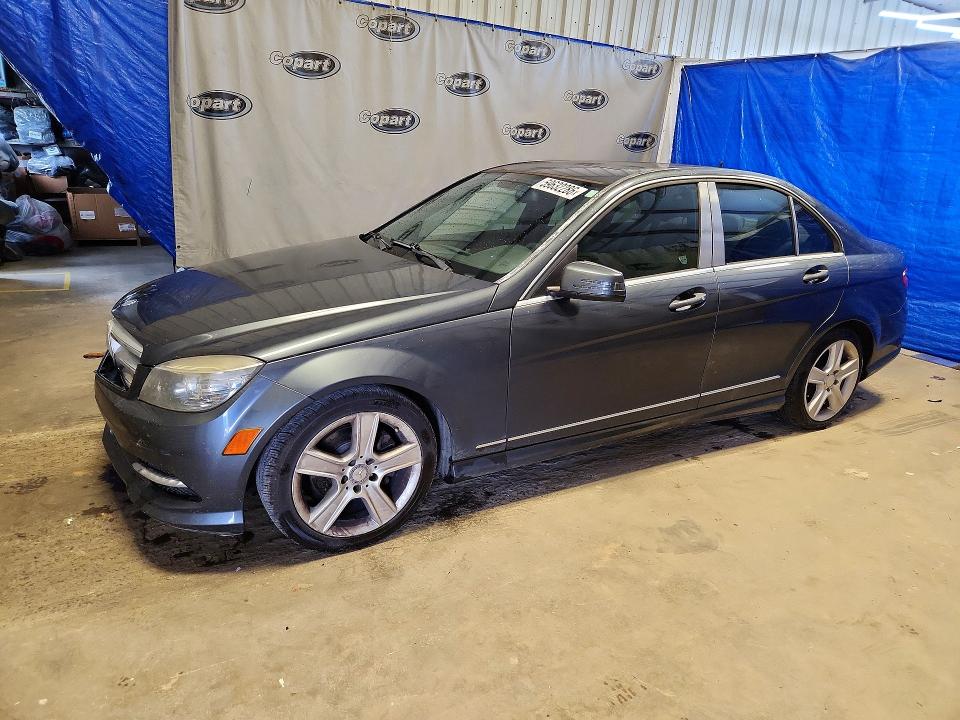 2011 Mercedes-benz C-klasse VIN WDDGF5EB0BA514941 COPART salvage auction — WATER/FLOOD, Ga - Cert Of Title-Flood Salvage, sold $200 on 2026-07-28 (photo 1)
