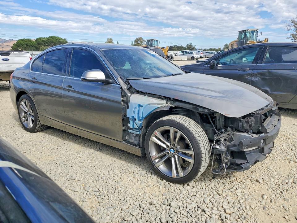 2016 BMW 3 series VIN WBA8E9G5XGNT45430 COPART salvage auction — FRONT END, CA - SALVAGE CERTIFICATE, sold $2,950 on 2026-08-11 (photo 4)
