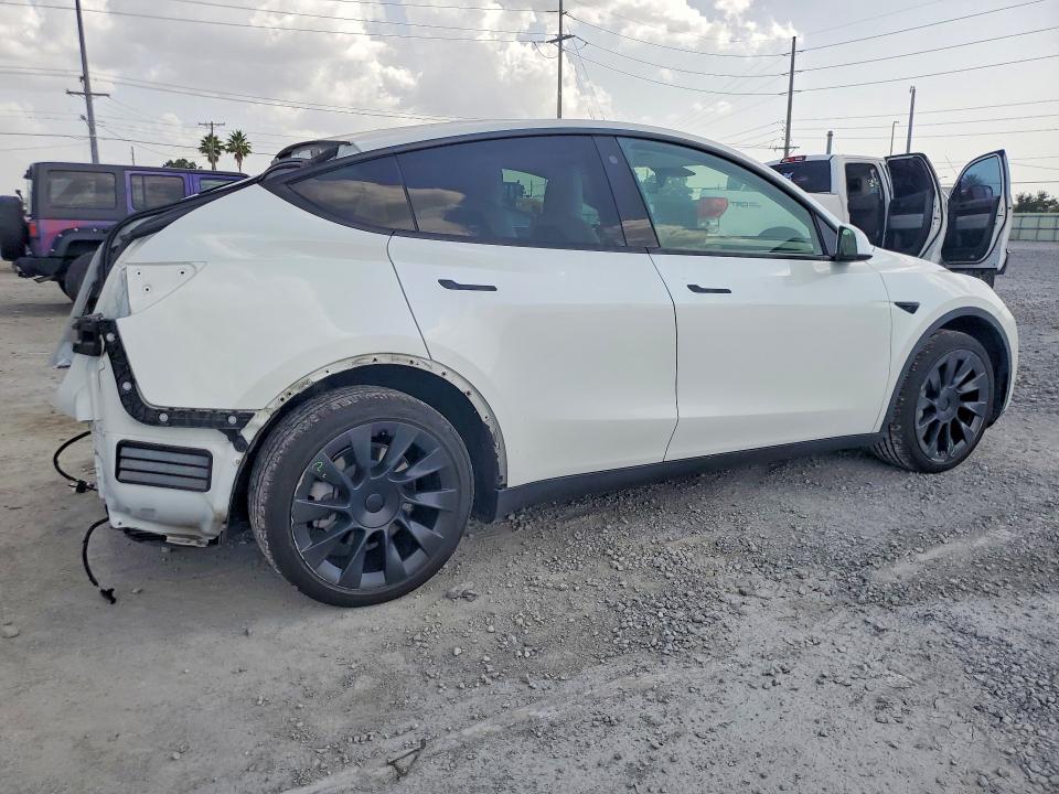 2021 Tesla Model y VIN 5YJYGDEE9MF102513 COPART salvage auction — REAR END, Fl - Certificate Of Destruction, sold $3,250 on 2026-07-21 (photo 3)