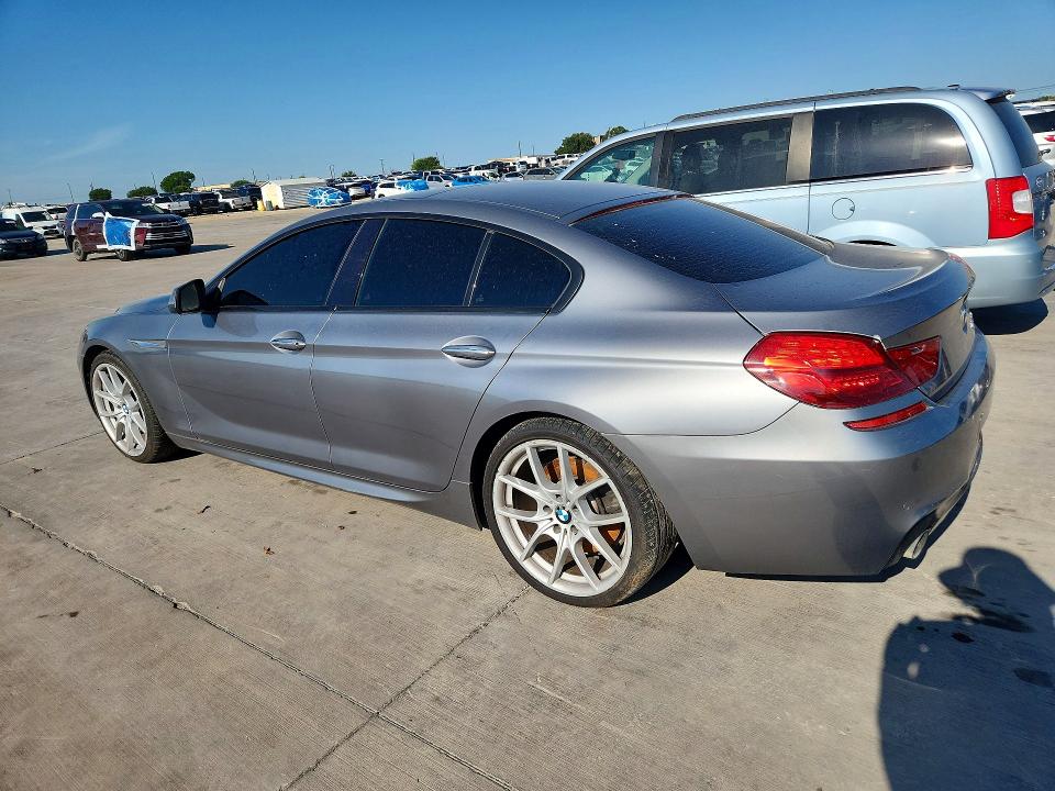 2016 BMW 6er VIN WBA6D0C56GG432385 COPART salvage auction — NORMAL WEAR, Tx - Certificate Of Title (P), sold $3,150 on 2026-07-16 (photo 2)