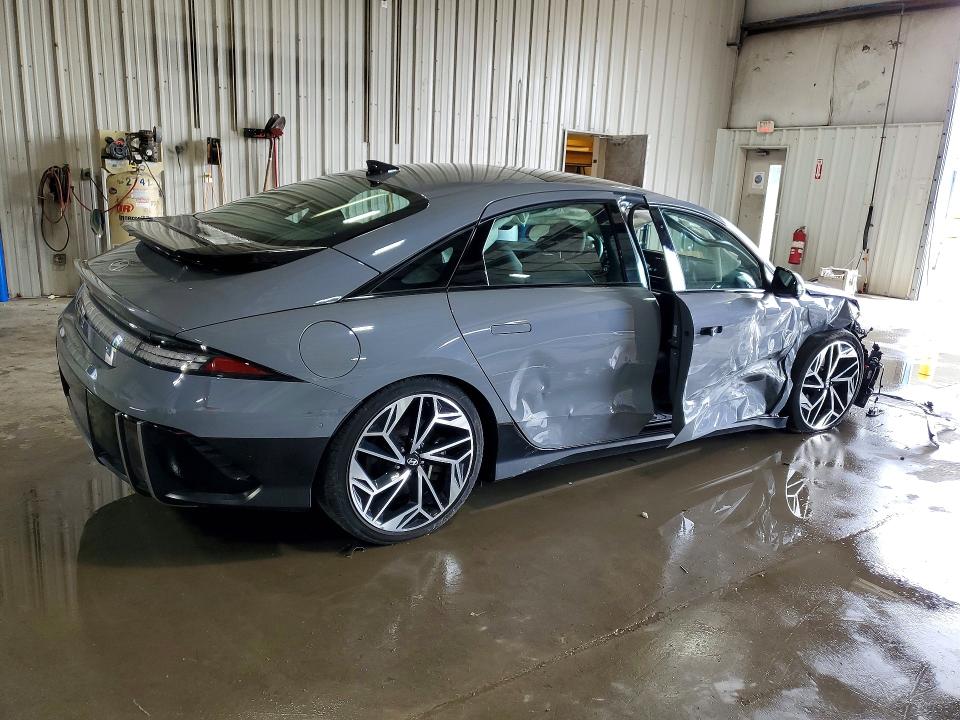 2023 Hyundai Ioniq 6 VIN KMHM54AC8PA051300 COPART salvage auction — FRONT END, Ny - Mv-907A Salvage Certificate, sold $8,600 on 2026-08-31 (photo 3)
