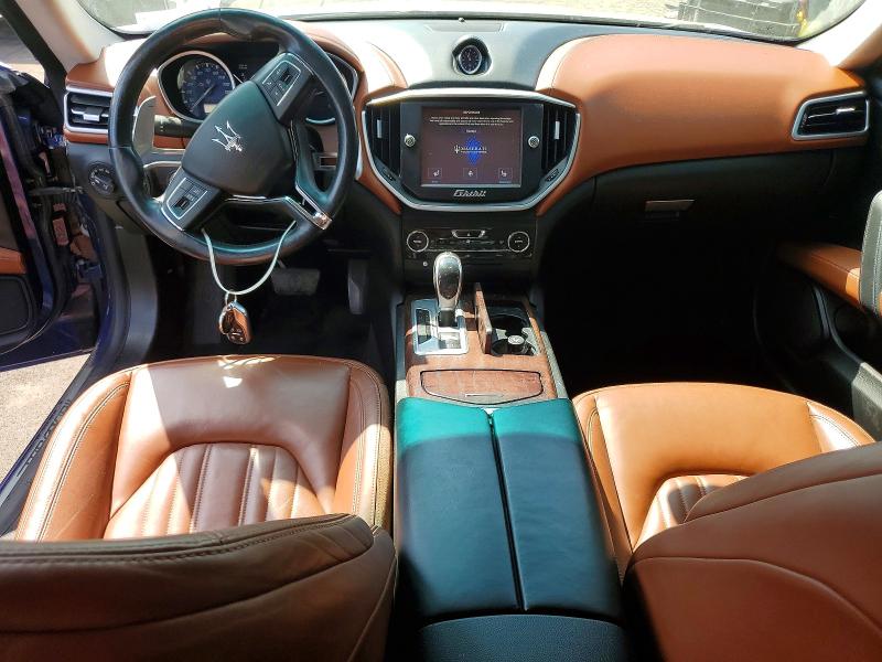 2015 Maserati Ghibli VIN ZAM57XSAXF1149319 COPART salvage auction — VANDALISM, Mi - Cert Of Title-Rebuilt Salvage, sold $2,550 on 2026-07-14 (photo 8)