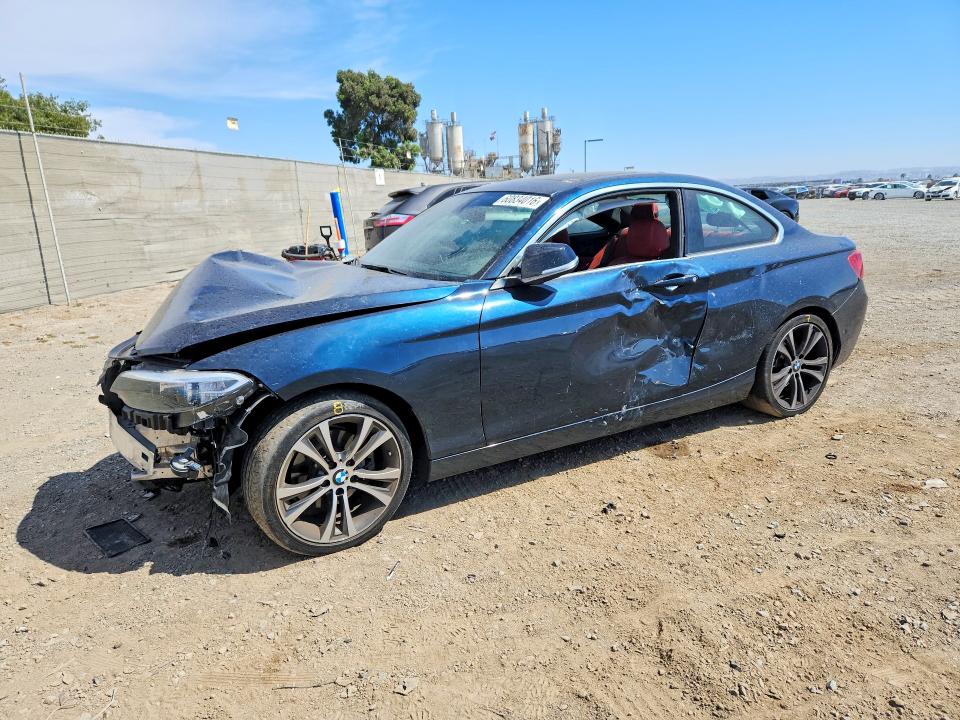 2015 BMW 2er VIN WBA1F9C5XFVW98768 COPART salvage auction — FRONT END, CA - SALVAGE CERTIFICATE, sold $125 on 2026-07-28 (photo 1)