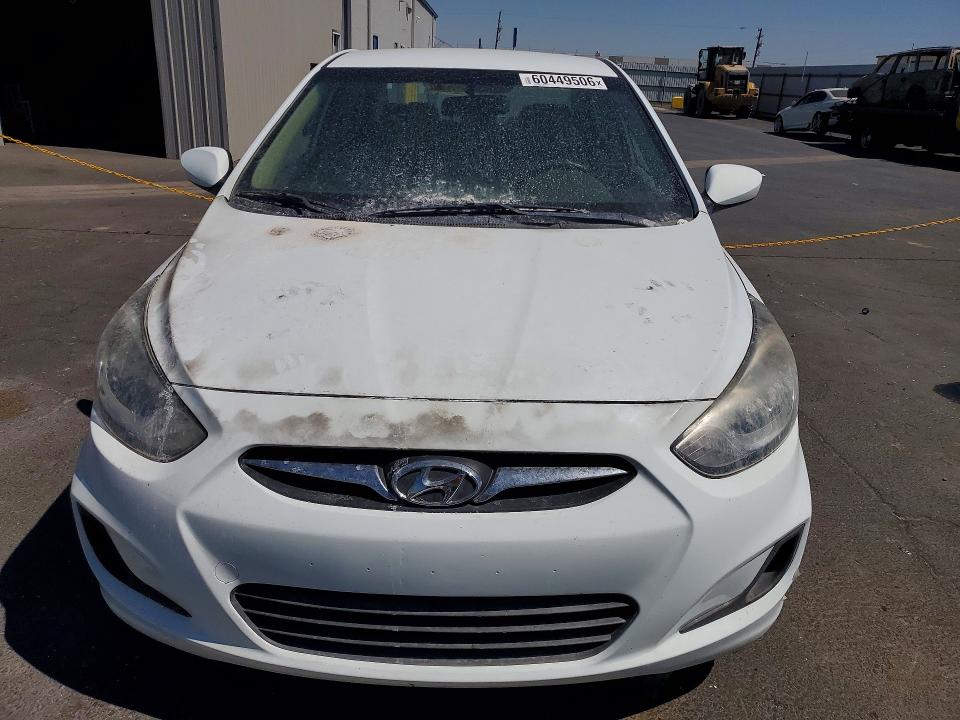 2014 Hyundai Accent VIN KMHCT4AE6EU598094 COPART salvage auction — Burn Engine, Ca - Dis/Dlr/Exp Only Clean Title, sold $325 on 2026-07-13 (photo 5)
