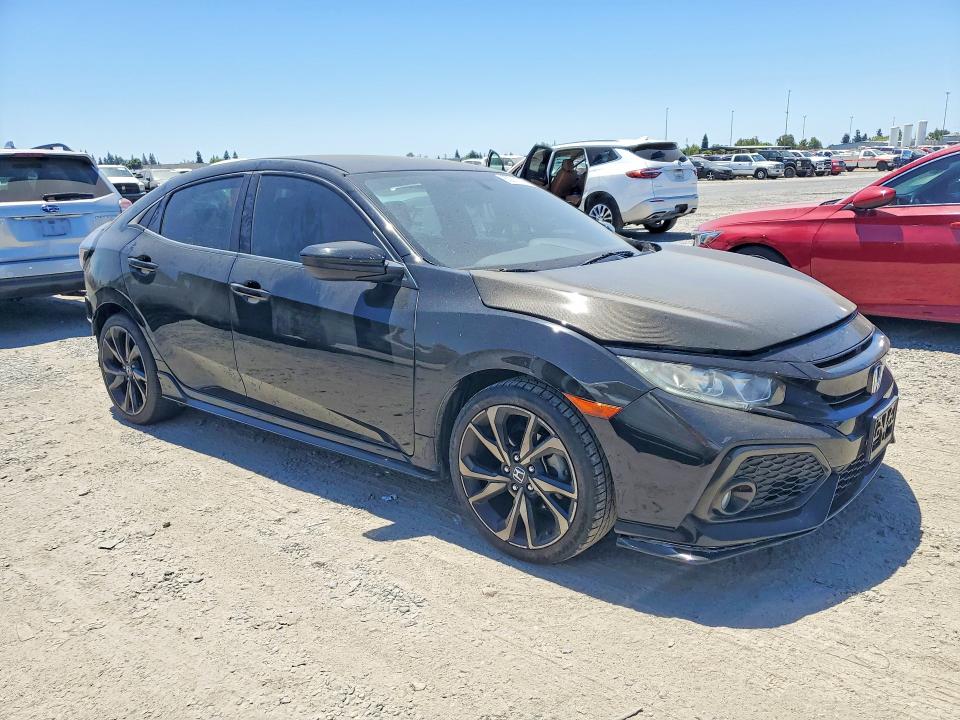 2017 Honda Civic VIN SHHFK7H42HU418849 COPART salvage auction — REAR END, Ca - Salvage Certificate, sold $3,850 on 2026-07-16 (photo 4)