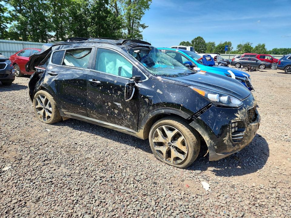 2018 Kia Sportage VIN KNDPRCA65J7370961 COPART salvage auction — ROLLOVER, Ny - Mv-907A Salvage Certificate, sold $1,100 on 2026-07-27 (photo 4)